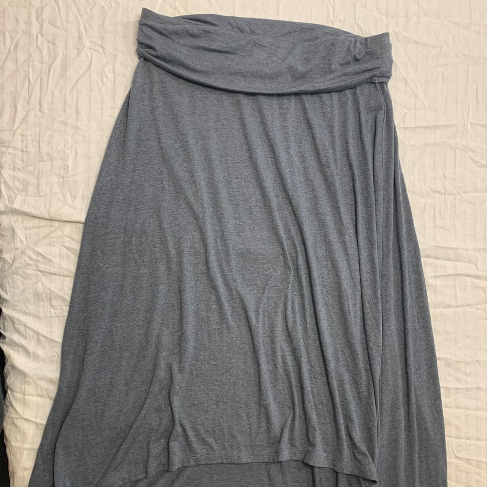 🦚🦚🦚 GREAT NORTHWEST INDIGO WOMENS SKIRT PULL ON  SIZE L 🦚🦚🦚